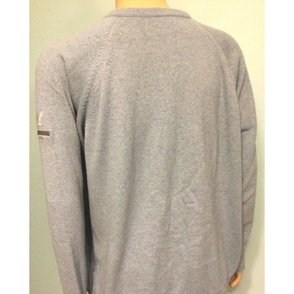 Mens Blue Lyle & Scott Simpsons Golf Shop Carnoustie Pullover Crew Sweater 2XL - Picture 9 of 12